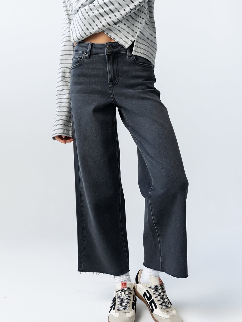 Bohme - High-Rise Wide Leg Jeans